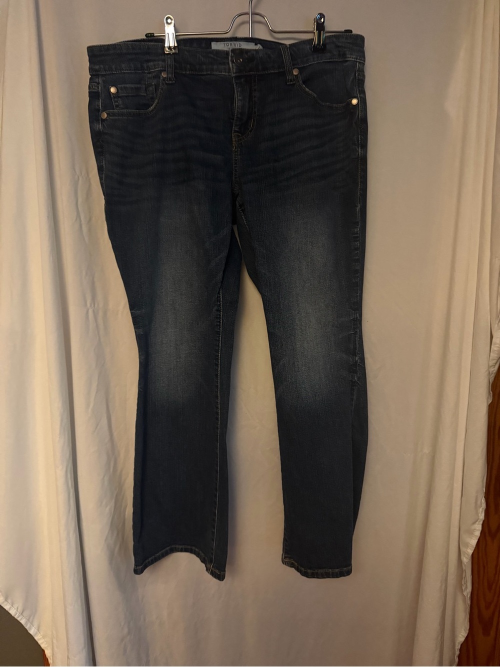 torrid Dark Wash Slim Bootleg Jeans - Blue